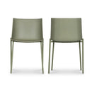 Hospitality furniture - Green Outdoor Dining Chairs (2) - www.oroatrade.com
