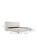 Hospitality furniture - White Linen Queen Bed - www.oroatrade.com