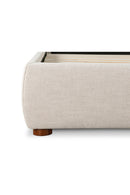 Hospitality furniture - Beige Linen Blend Bed - www.oroatrade.com