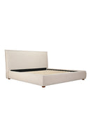 Hospitality furniture - Beige Linen Blend Bed - www.oroatrade.com