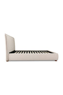 Hospitality furniture - Beige Linen Blend Bed - www.oroatrade.com