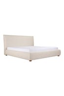 Hospitality furniture - Beige Linen Blend Bed - www.oroatrade.com