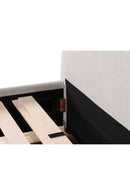 Hospitality furniture - Gray Linen Blend Bed - www.oroatrade.com