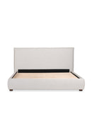 Hospitality furniture - Gray Linen Blend Bed - www.oroatrade.com