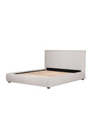 Hospitality furniture - Gray Linen Blend Bed - www.oroatrade.com