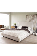 Hospitality furniture - Gray Linen Blend Bed - www.oroatrade.com