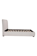 Hospitality furniture - Gray Linen Blend Bed - www.oroatrade.com