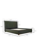 Hospitality furniture - Green Linen Blend King Bed - www.oroatrade.com