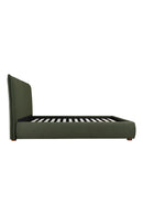 Hospitality furniture - Green Linen Blend King Bed - www.oroatrade.com