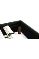Hospitality furniture - Green Linen Blend King Bed - www.oroatrade.com