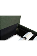 Hospitality furniture - Green Linen Blend King Bed - www.oroatrade.com