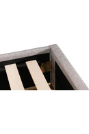 Hospitality furniture - Tufted Gray King Bed - www.oroatrade.com