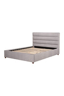 Hospitality furniture - Tufted Gray King Bed - www.oroatrade.com
