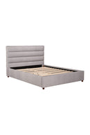Hospitality furniture - Tufted Gray King Bed - www.oroatrade.com