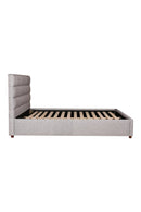 Hospitality furniture - Tufted Gray King Bed - www.oroatrade.com
