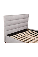 Hospitality furniture - Tufted Gray King Bed - www.oroatrade.com