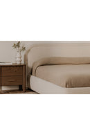 Hospitality furniture - Cream Velvet King Bed - www.oroatrade.com