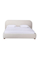 Hospitality furniture - Cream Velvet King Bed - www.oroatrade.com