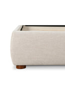 Hospitality furniture - Beige Linen Blend Bed - www.oroatrade.com