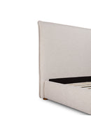 Hospitality furniture - Beige Linen Blend Bed - www.oroatrade.com