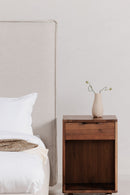 Hospitality furniture - Beige Linen Blend Bed - www.oroatrade.com