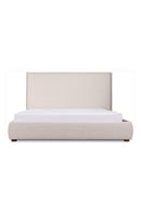 Hospitality furniture - Beige Linen Blend Bed - www.oroatrade.com