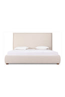 Hospitality furniture - Beige Linen Blend Bed - www.oroatrade.com