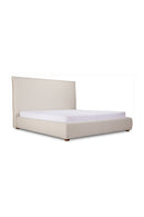 Hospitality furniture - Beige Linen Blend Bed - www.oroatrade.com