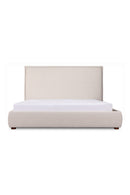 Hospitality furniture - Beige Linen Blend Bed - www.oroatrade.com