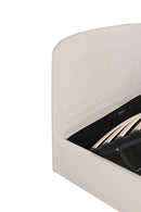 Contract furniture - Cream Storage Bed - www.oroatrade.com