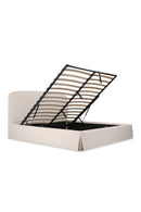 Contract furniture - Cream Storage Bed - www.oroatrade.com