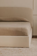 Contract furniture - Cream Storage Bed - www.oroatrade.com