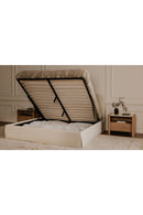 Contract furniture - Cream Storage Bed - www.oroatrade.com