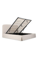 Contract furniture - Cream Storage Bed - www.oroatrade.com