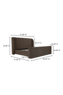 Upholstered Storage Bed | Novi Living Sophia | Oroa.com