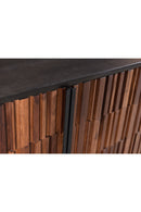 Contract furniture - Reeded Wood 4-Door Sideboard - www.oroatrade.com