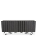 Contract furniture - Dark Mango Wood 4-Door Sideboard - www.oroatrade.com