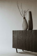 Contract furniture - Dark Mango Wood 4-Door Sideboard - www.oroatrade.com