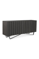 Contract furniture - Dark Mango Wood 4-Door Sideboard - www.oroatrade.com