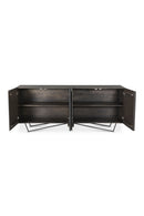 Contract furniture - Dark Mango Wood 4-Door Sideboard - www.oroatrade.com