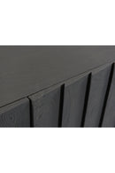Contract furniture - Dark Mango Wood 4-Door Sideboard - www.oroatrade.com