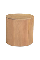 Contract furniture - Oak Round 1-Drawer Nightstand - www.oroatrade.com