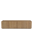 Contract furniture - Natural Oak 4-Door Media Cabinet - www.oroatrade.com