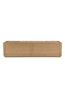 Contract furniture - Natural Oak 4-Door Media Cabinet - www.oroatrade.com