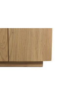 Contract furniture - Natural Oak 4-Door Media Cabinet - www.oroatrade.com