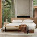 Solid Oak Wood Bed | Novi Living Plank | Oroa.com