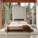 Solid Oak Wood Bed | Novi Living Plank | Oroa.com