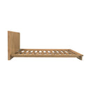 Solid Oak Wood Bed | Novi Living Plank | Oroa.com