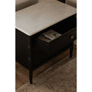 Black 3-Drawer Nightstand | Novi Living Eleanor