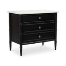 Black 3-Drawer Nightstand | Novi Living Eleanor